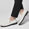 Spring 2024 New Korean Version Of All-Match Genuine Leather Shoes Men's Peas Shoes Business Trend Fashion Casual Shoes