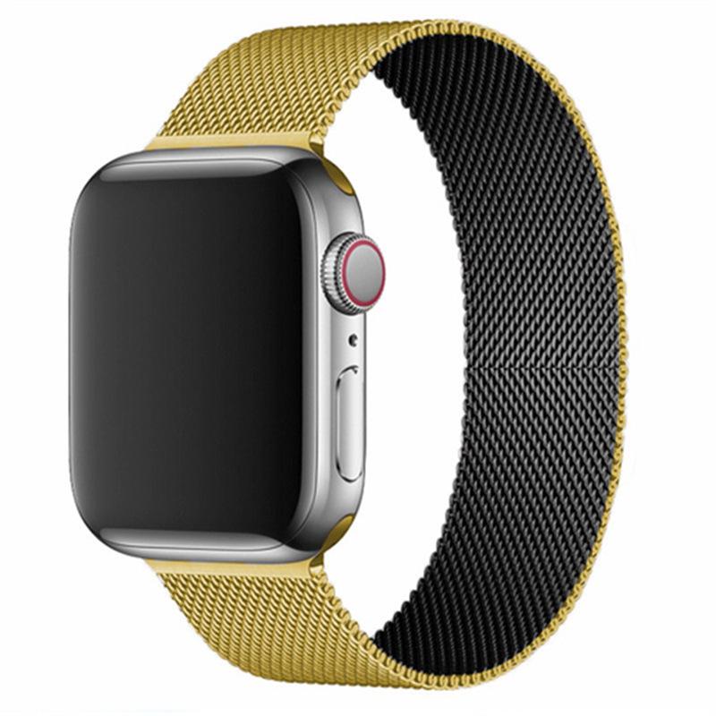 Toepasbare Magnetische Milanese Band voor Apple Watch Series 8/7/6/SE/5/4/3/2 en iWatch