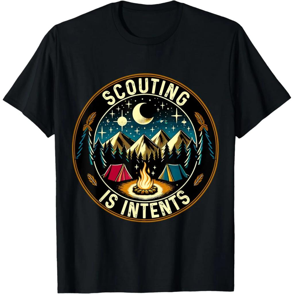 Funny Scout Scouting Nature Types of Knots T Shirts Men Cotton Humor Streetwear Tee Shirt Short Sleeve Unisex Loose Clothing