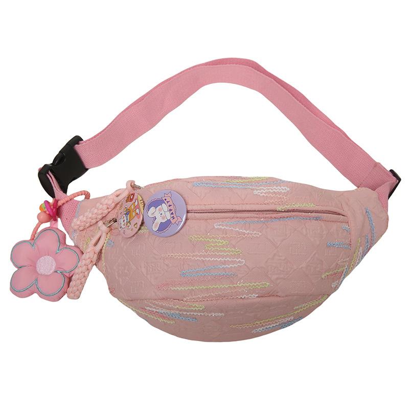 

Мягкая Девушка Повседневная Универсальная Нагрудная Сумка Новая Милая Сумка для Мобильного Телефона Женская Сумка Кроссбоди Студенческая Поясная Сумка Single bag