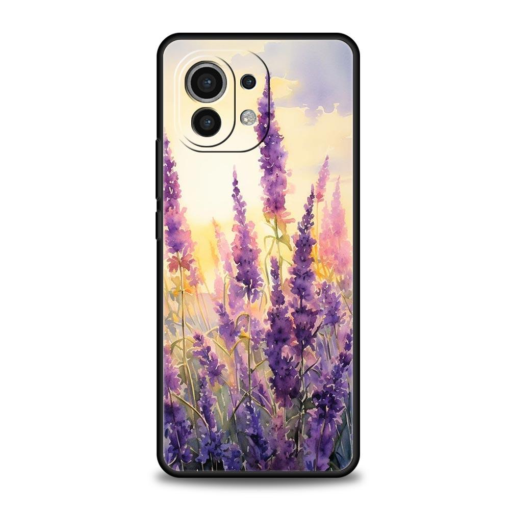 Phone Case Cover for Xiaomi Mi 17 15 14 13 12 11 Ultra 15T 14T 13T 12T 11T Pro Lite 5G Soft TPU Capas Cartoon Flower Fundas Bags