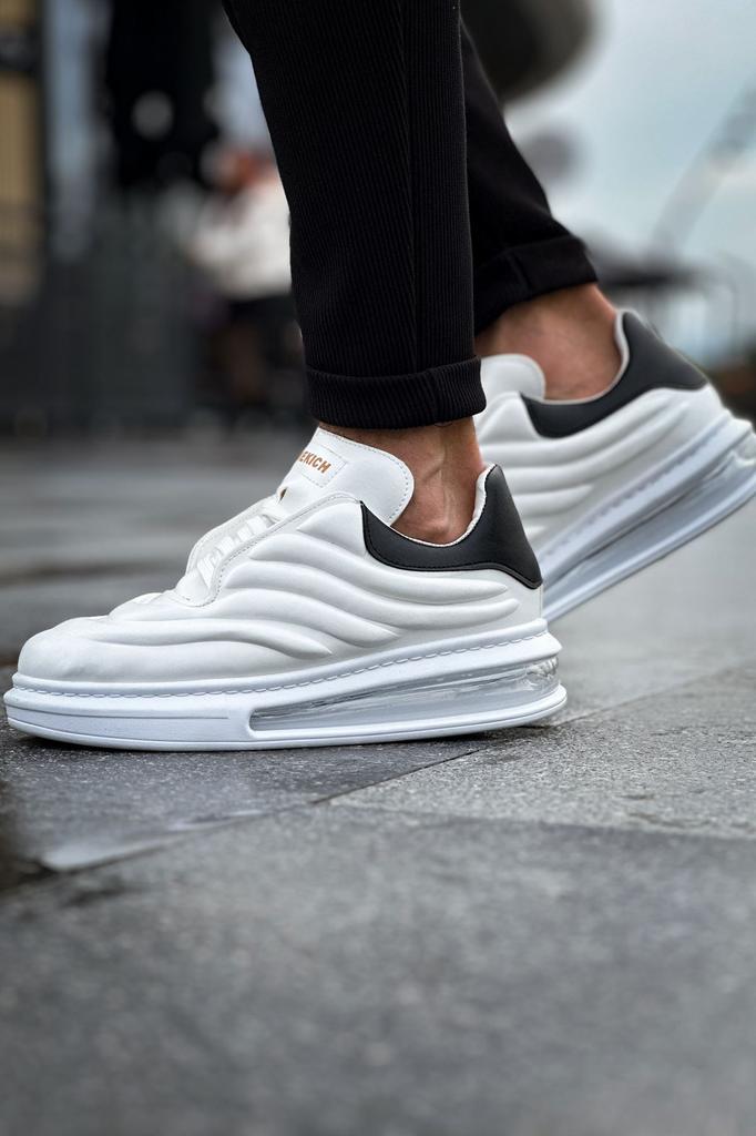 Chekich H Neue Kollektion CH299 Sollievo Herrenschuh Weiß Schwarz Braun Hellbraun