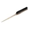 Rat Tail Teasing Brush Glitter Handle Soft Nylon Back Combing Teasing Hair Brush for Back Combing