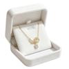 Trendy Sweet Bow Zircon Pendant Necklace for Women - Elegant Clavicle Chain