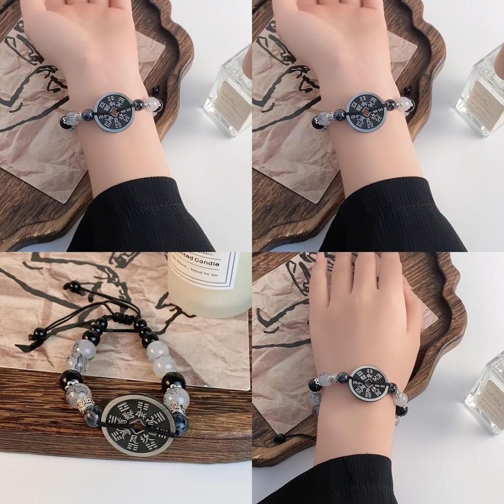 New Elegant Chinese Style Beaded Bracelet With Mountain Ghost Flower Design Women For
