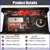 110/220V 555BT Dynamic Screen Sound Amplifier HiFi Stereo Digital Bluetooth Amplify For Home Car Karaoke Theater Max 2500W