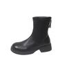 [Yushilai] Leather Merad Martin Boots Women's 2025 New Autumn and Winter Thick-soled Height-increasing Versatile Short Boots