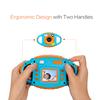 AMKOV CD-FP& Kids Digital Camera 500 Million Pixels Mini Cartoon Camera Large Screen(Blue&Orange)