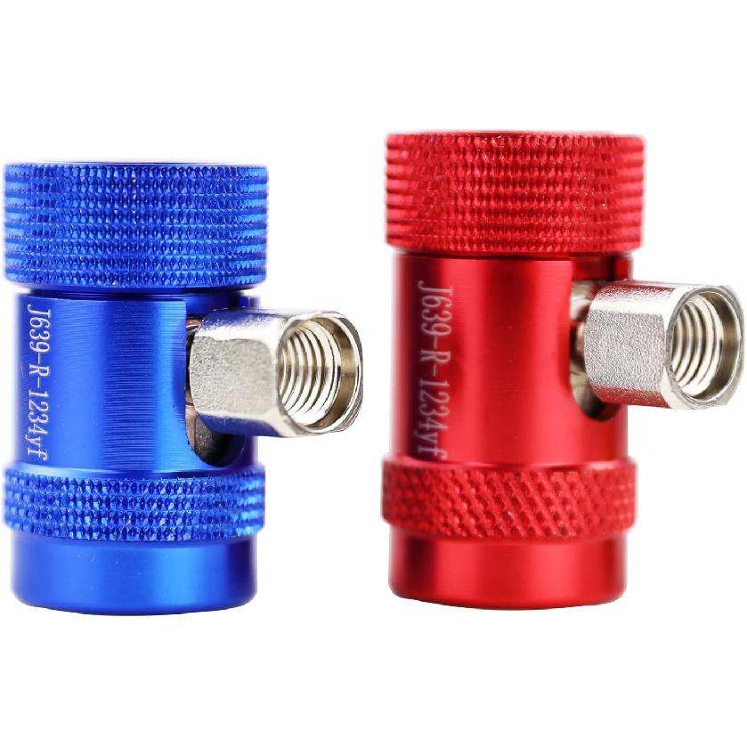 AC Compressor R1234yf Quick Manual Coupler Connector Adapter Replacement for A/C Refrigerant