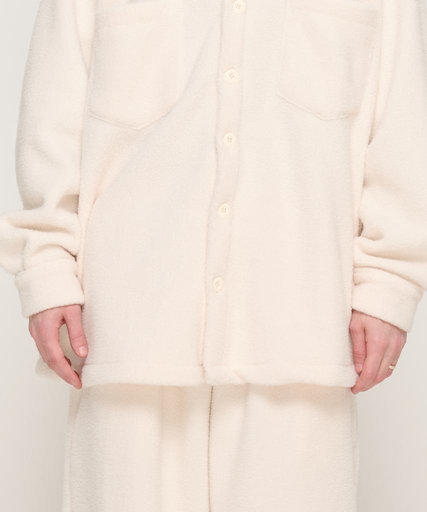 CARGOBROS Teddy Over Fleece Shirt (Ivory)