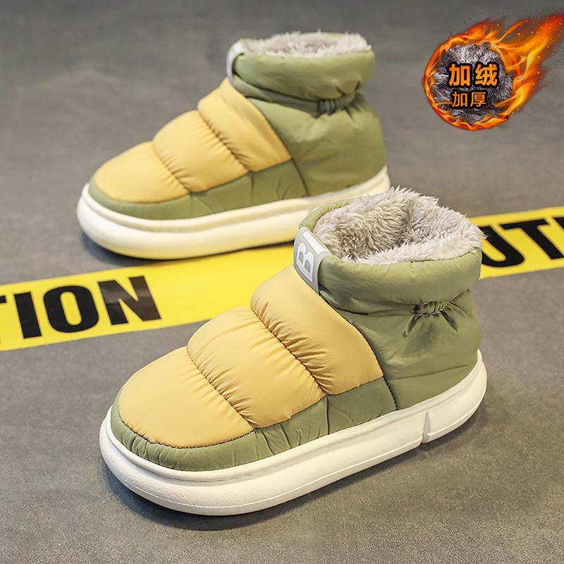 Snow boots winter new velvet thickened cotton boots bread warm cotton shoes