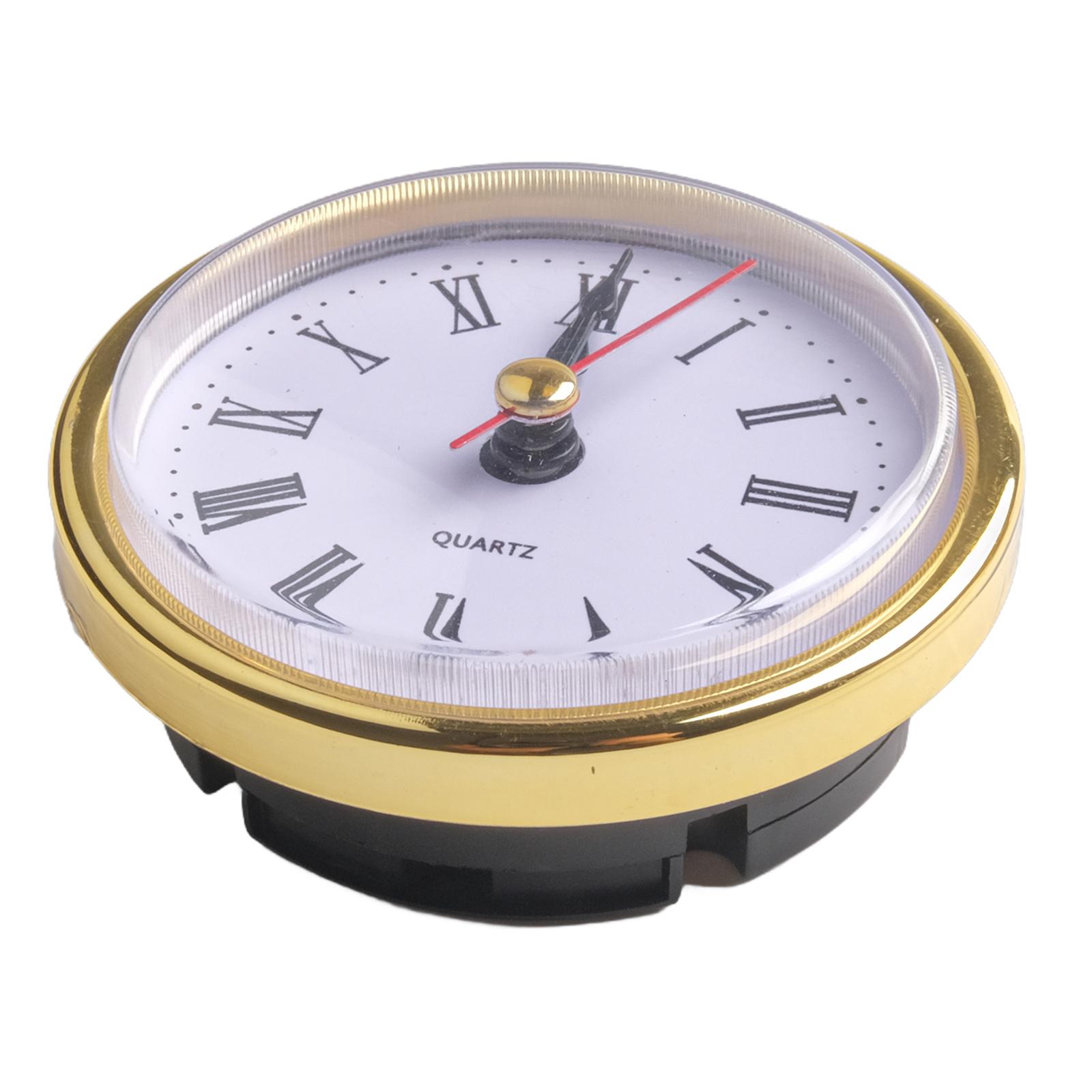 

Replacement Quartz Clock Inserts with Gold Arabic Numbers for Quartz Clocks E 65mm