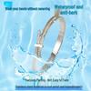 Geometric Micro-Inlaid Full Circle Titanium Steel Bracelet for Women