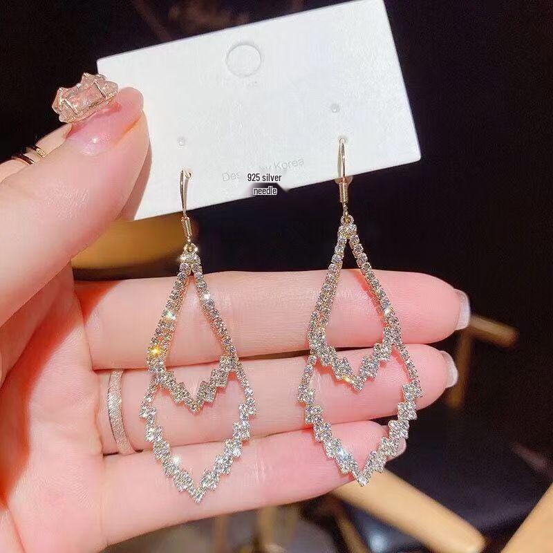 S925 Silver Tassel Earrings - 2025 Light Luxury, High-End Design for Women