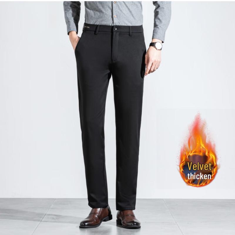 Мужские брюки в стиле business casual от Firstview 30 чёрный