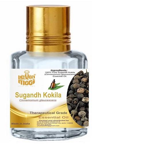 Levenmooi sugandh kokila (Cinnamomum glaucescens) Pure & Natural Therapeutic Grade Essential Oil Glass