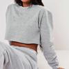 Women's Autumn/Winter 2023 Plus Velvet Thick Loose Fit Round Neck Hoodie