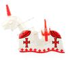 MOC Medieval Military Series Castle Roman Knight Horse Saddle Soldiers War Horses Building Block Accessories Kids Education Toy