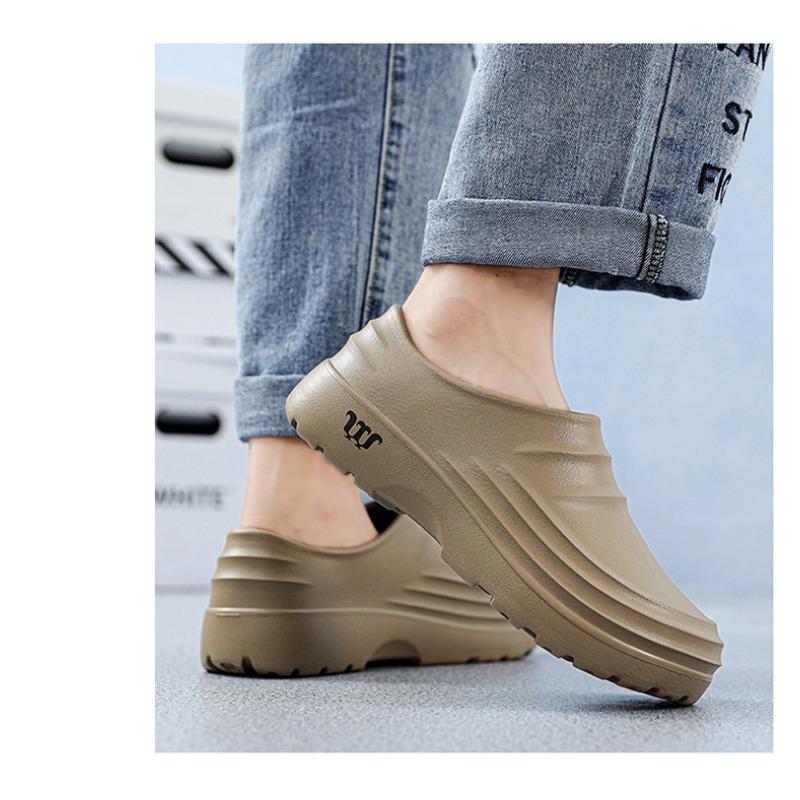 Pantofi de asigurare a muncii bărbați, cu talpă groasă, lejer, impermeabili, bucătar, pantofi de lucru, pantofi pentru bărbați și femei