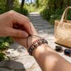 Black Hematite Beaded Bracelets For Men And Women Handmade Geometric Style Travel Gift