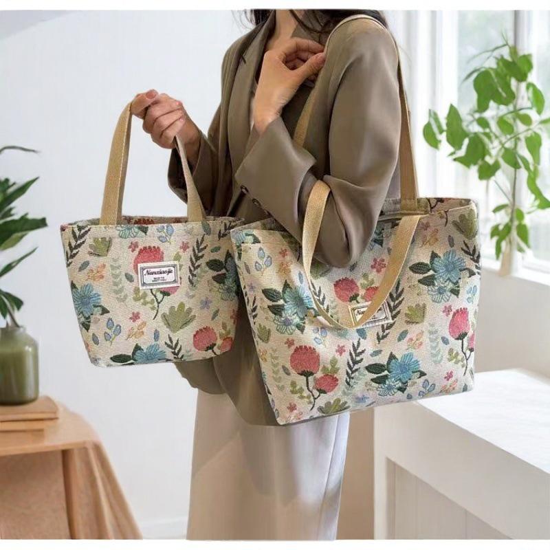 

Trendy Large-Capacity Canvas Shoulder Tote for Women 2024