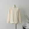 Women's Waffle Knit Hoodie 2023: Korean Style, Trendy Fake Two-Piece, Loose Slimming Fit for Autumn/Winter
