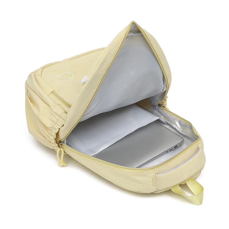 Womens Nylon Backpack Set with Crossbody Bag and Pencil Case Casual Travel Daypack