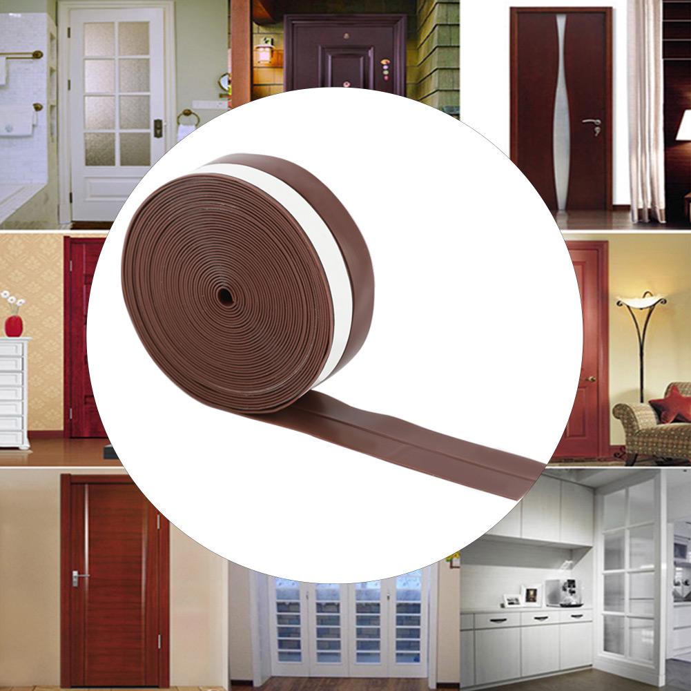 5M 25mm Self adhesive Door Window Sound Insulation Dust Prevent Sealing Strip (White)