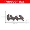 Sturdy Cast Iron Construction 4 Pork Chop Hook for Daily Use in Outdoor and Indoor Spaces