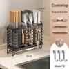 Youshu Kitchen Wall-Mounted Knife Rack & Storage Shelf