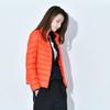 Female Ultra Lightweight Packable Puffer Coats Fashion Stand Collar Korean Slim Fit Women Office Lady Coat
