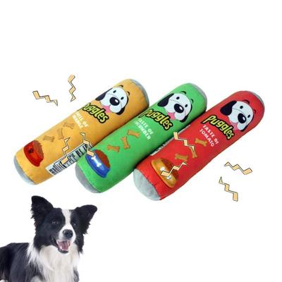 Gefülltes rohes Hunde-Gelenk Plüsch Quietscher Molaren Spielzeug für Haustier Resistente Hunde Kleiner Welpe Sound Interaktives Hundebeiß-Kauspielzeug Lieferant