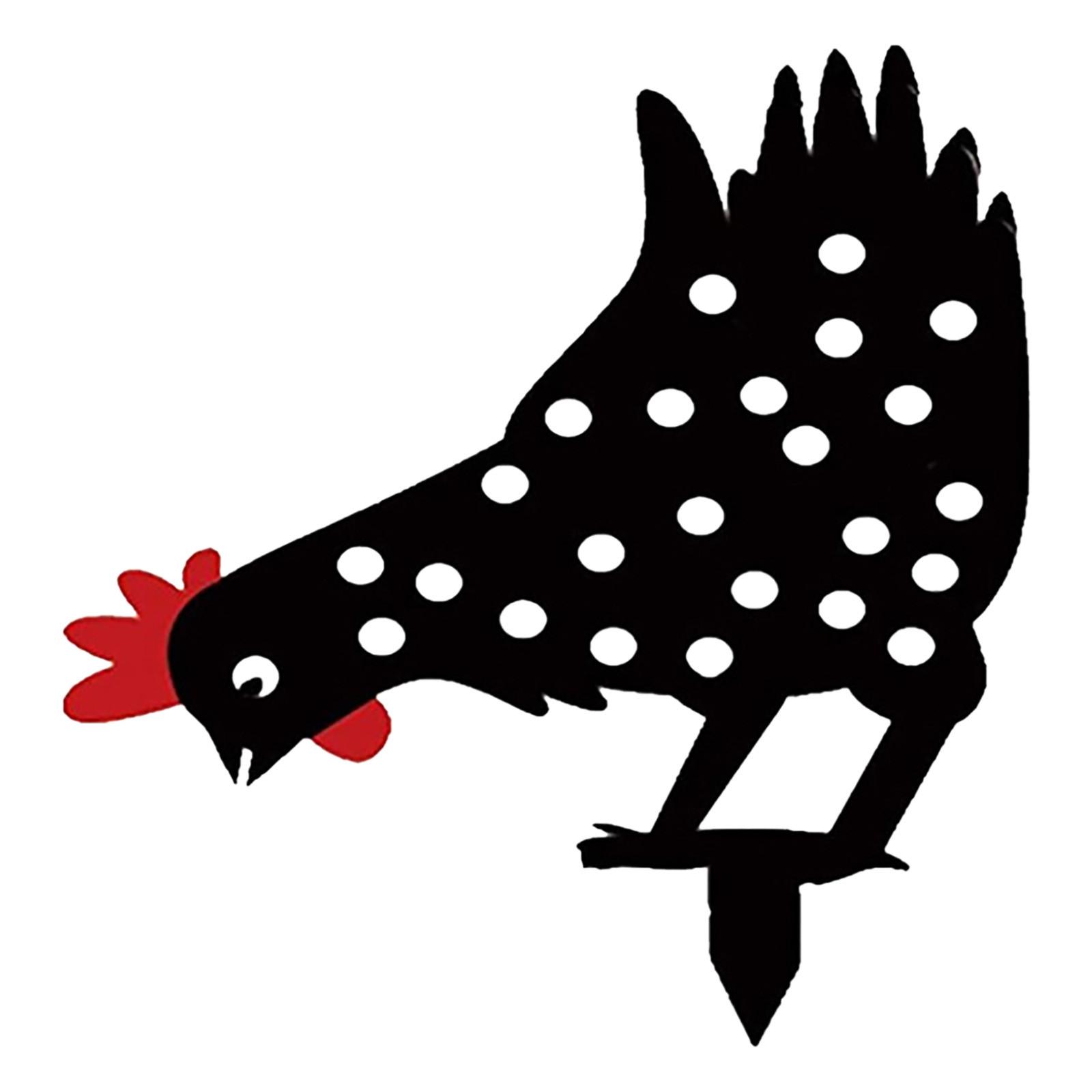 

Украшение сада Открытый сад Задний двор Колья Металлический декор для куриного двора Подарок