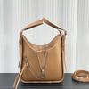 Grenzüberschreitende Explosion Schinken-Hängematten-Tasche, Nischen-Design Ledereimer-Tasche Mode lässig Rindsleder Umhängetasche