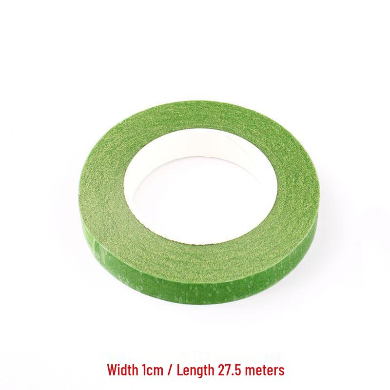 DIY Silk Flower Stem Kit: Includes Materials for Handmade Ribbon Roses, Sticks, Green Wire Branches, and Fake Leaves Tape.