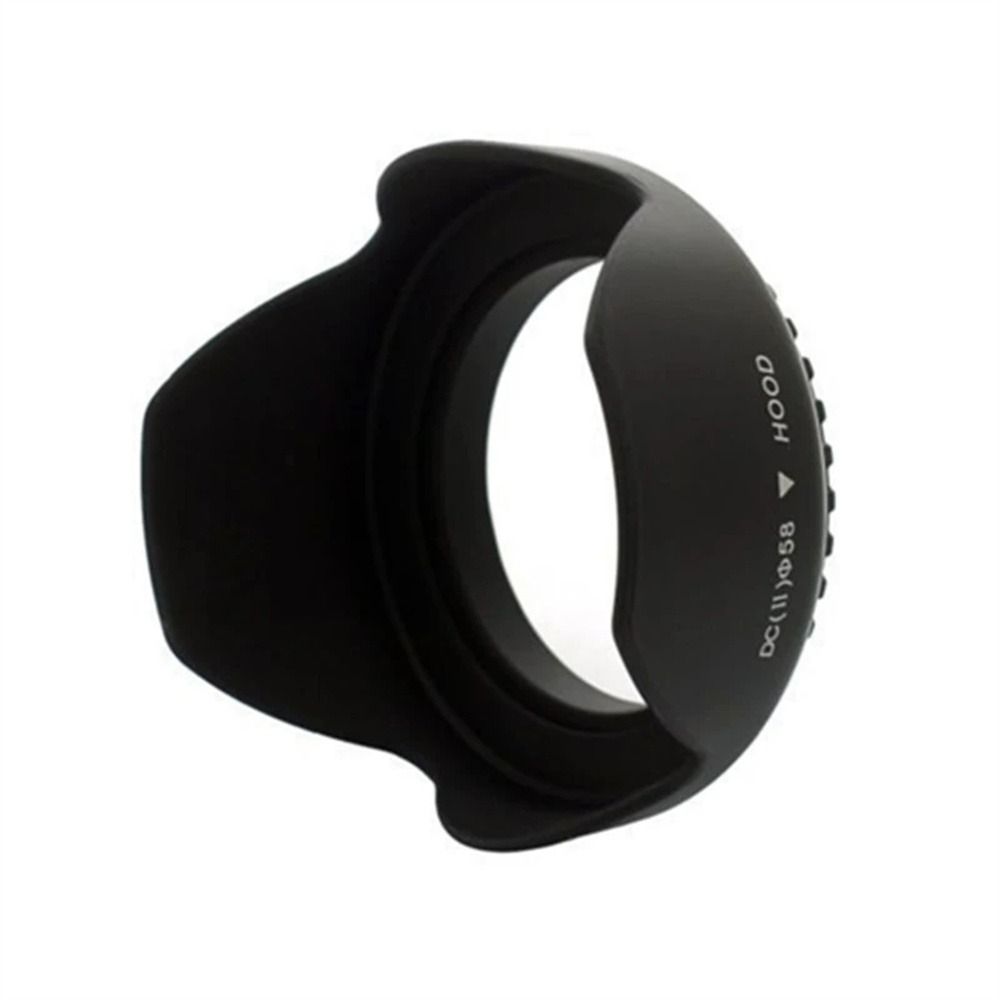 Tulip Petal Camera Lens Hood Screw-in Lens Shade Universal Flower Lens Hood 49mm 52mm 55mm 58mm