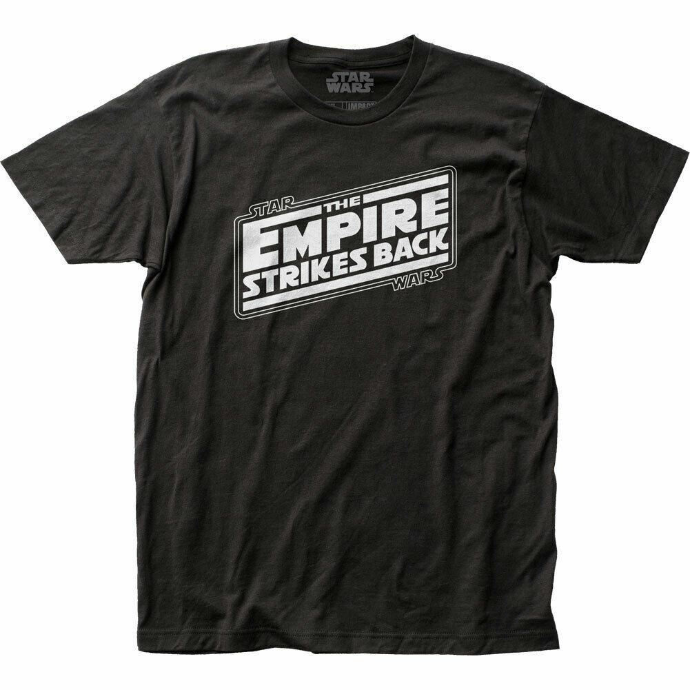 26 Star Wars The Empire Strikes Back Logo T Shirt Mens Licensed Jedi Movie Black Unisex T-Shirt M