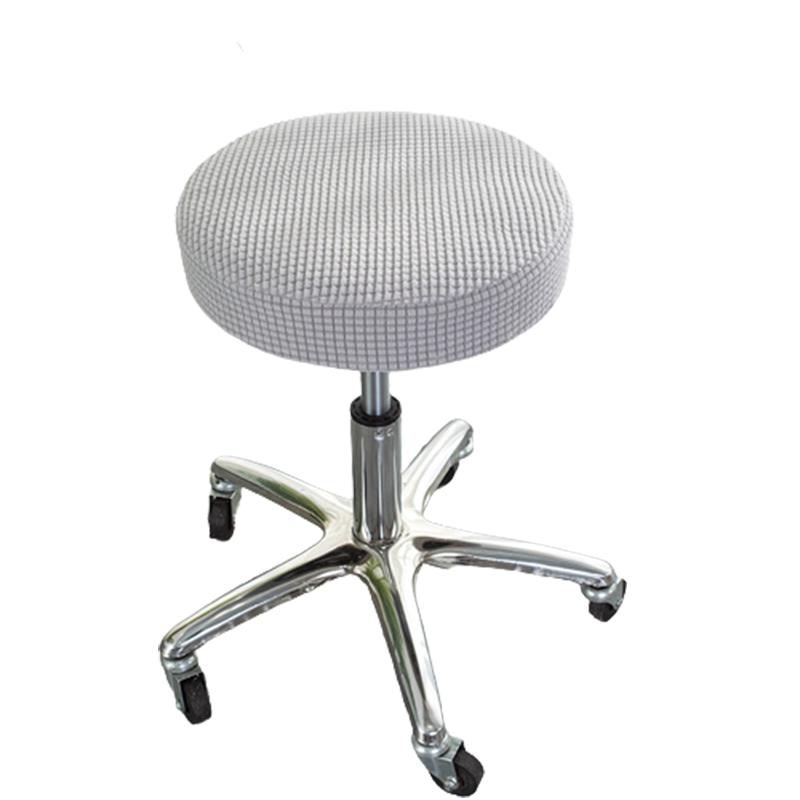 

Круглый чехол на сиденье Стильный чехол для стула в отеле Мягкий эластичный чехол для стула Домашний декор Gray