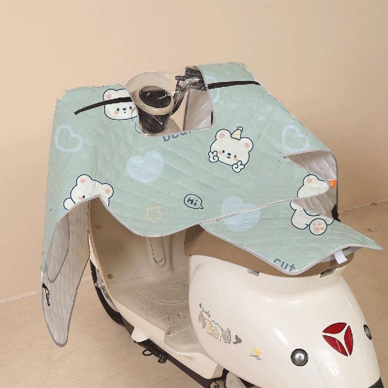 Summer Laminated Full-Coverage Windproof Blanket for Electric Scooters: Sun, Rain & Weather Protection Standard