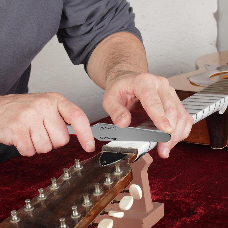 Gitarrenbundfeile Bundfeile Zum Schleifen Bundfeile Geigenbauerwerkzeug Zweiseitiges Bundabrichtwerkzeug Gitarrenbundwerkzeuge
