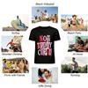Anti-Valentine's Day Not Today Cupid Graphic Casual Short Sleeve T-Shirt Pure cotton T-shirt