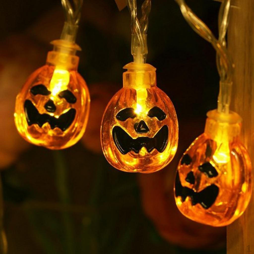 Pumpkin Decor String Lights 10/20 LED For Christmas Halloween Wedding Party