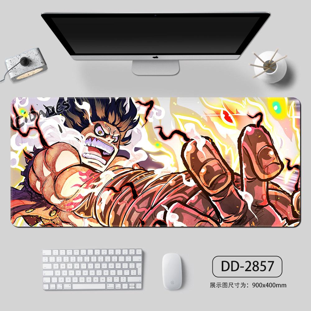 One Piece Monkey D Luffy Splash Art Anime Extended Gaming Mouse Pad Large Desk Mat