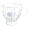 Metal Wire Coffee Capsule Holder Large Capacity Fruit Snack Storage Rack K Cup Organizer  Bar