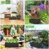 1/2/3 PCS Planting Grow Bag Rectangle Plant Bed Elevated Vegetable Box Fabric Garden Bed Breathable Planting Container Grow Bag Planter Pot