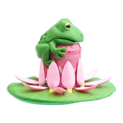 Leak-Proof Beverage Sealing Cover for Sodas/Beer Can Silicone Frogs-Shape Reusable Can Lid for Drinkware