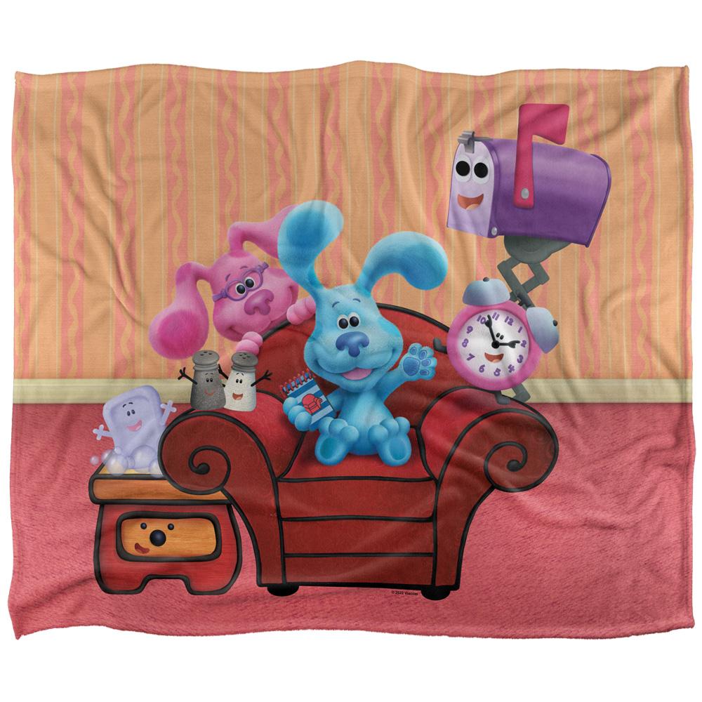 BlueÂ´s Clues Silky Group Supersoft Blanket