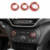 Fit For Dodge Durango 2015- Red Aluminum Car Volume Switch Button Cover Ring