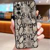 Etui na telefon w skórę węża dla Motorola Edge 60 50 40 Pro 60 50 40 30 Ultra Neo Fusion Moto G Play G Stylus G Carcasas