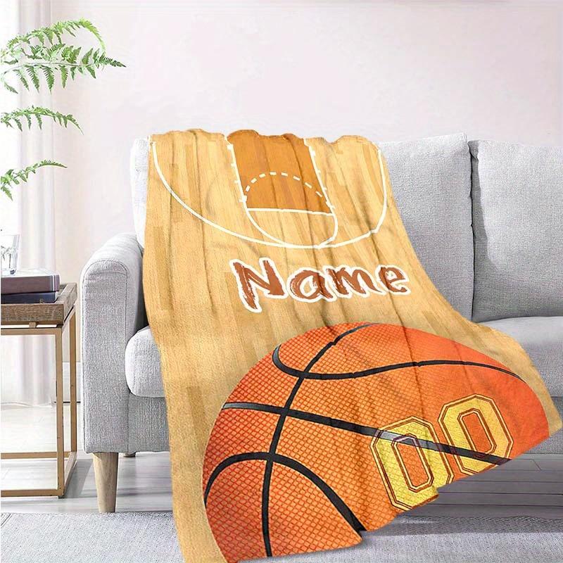 Basketball Enthusiast Customize Your Name Blanket Warm Comfortable And Soft Blankets Are Suitable For Home Lunch Break Blanket Office Sofa Sofa Gift